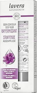 lavera Soin Contour Des Yeaux Raffermissant - anti-âge - Cosmétiques naturels - Ingrédients végétaux bio - Le bakuchiol & L’acide hyaluronique - Vegan - Estompe les rides - 15 ml