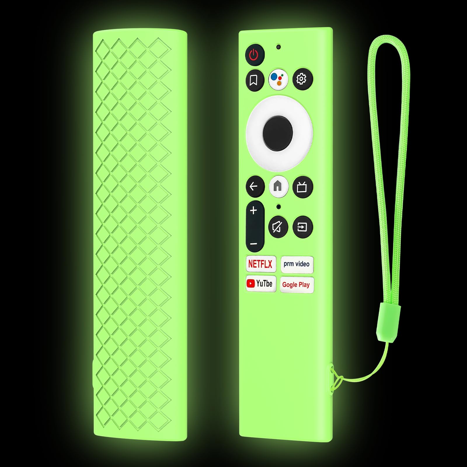RAYA Silicone Remote Cover Compatible with Motorola/Sansui/Croma TV/Realme TechLife TV/Philips TV/Reliance TV/VW TV Voice Remote Protective Case [Remote NOT Included] (Green)-image-20