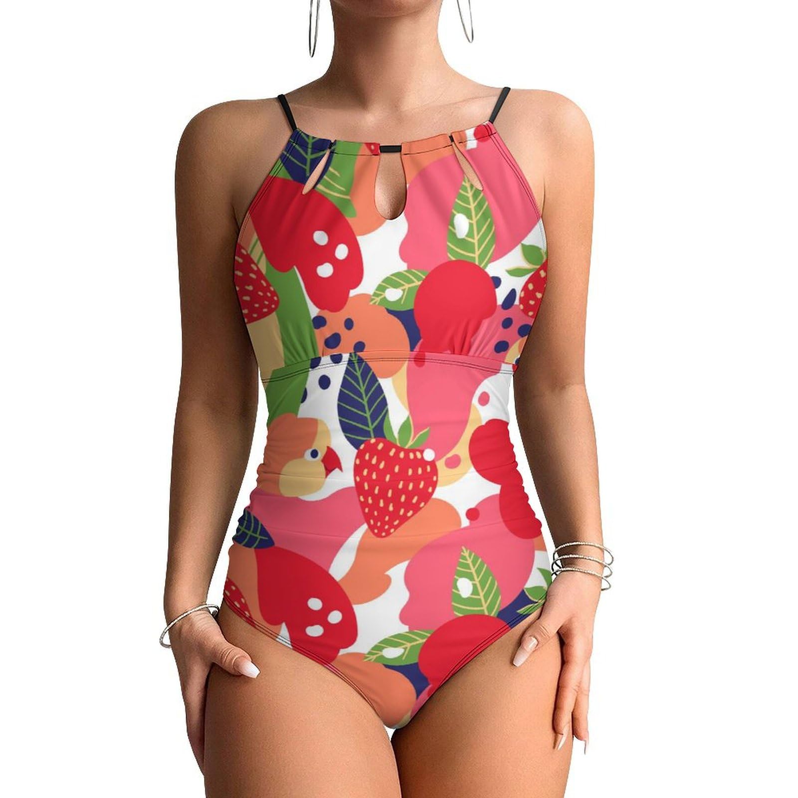 Swimsuit monokini beachwear confortable imprimé original - 8
