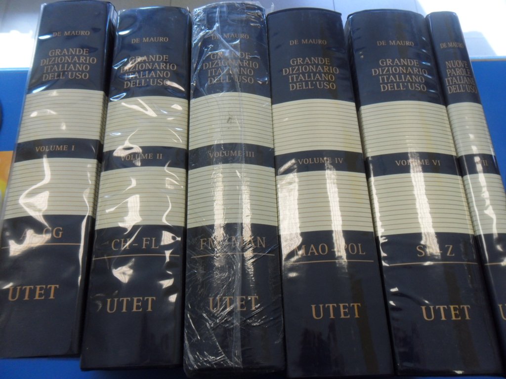 GRANDE DIZIONARIO ITALIANO DELL'USO 5 VOLUMI + NUOVE PAROLE ITALIANE TOT. 6 VOL. 2000