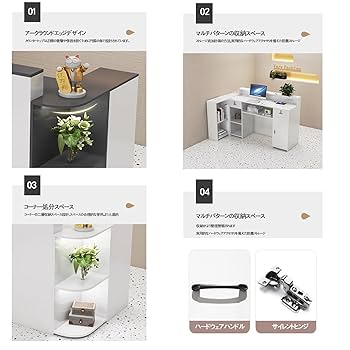 story.7778　レジカウンター Amazon.co.jp: MODONG レジカウンター 組み立てレジ台 レジ