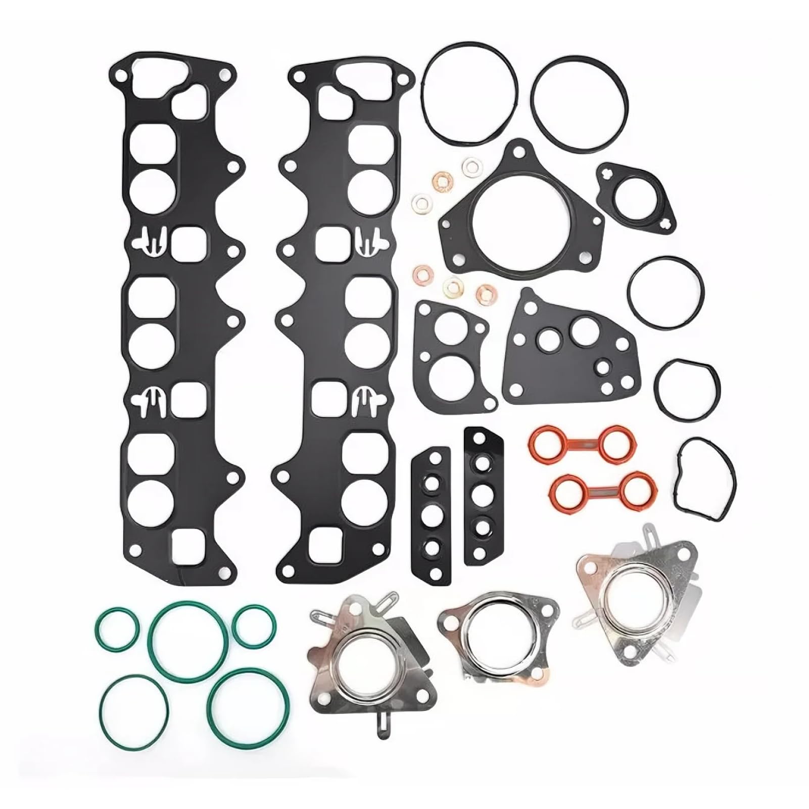 Fledart Kit de juntas radiador de aceite para motores OM642 280 320 350 CDI Sustituye 6421410580 6421420481, Kit de juntas para W203, W204, W211, C218, W639, A209, X218, W213, W461, W166, B906