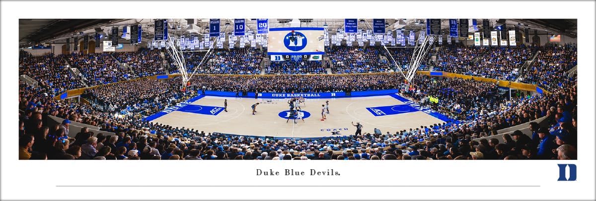 Duke Basketball - Unframed College Poster by Blakeway Panoramas