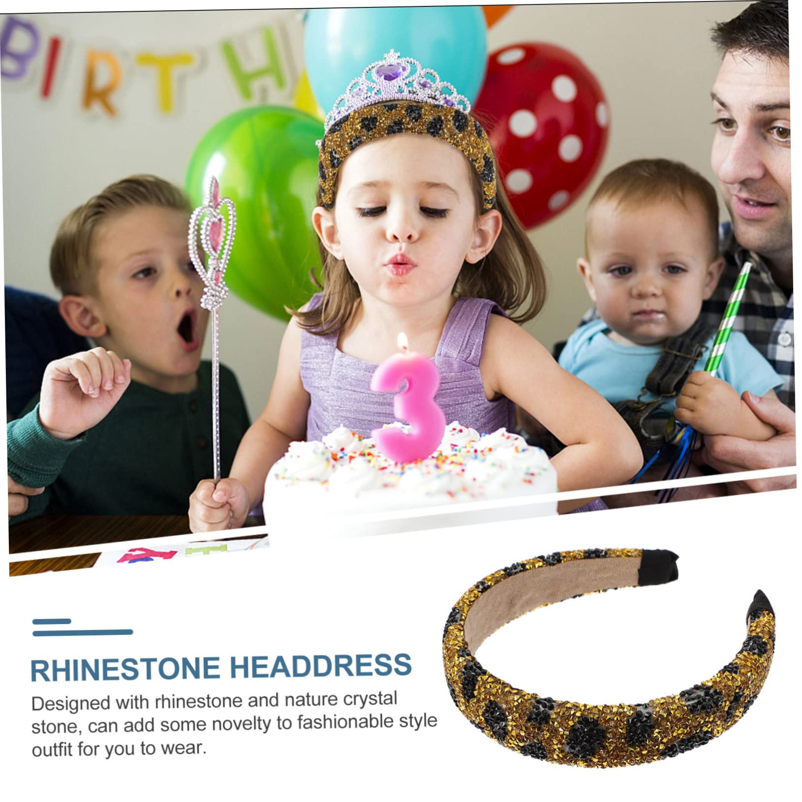 Healeved 4piezas Diadema De Cristal Natural Piedras Brillantes Para Novias y Damas De Honor Accesorio Para Eventos Especiales y Ceremonias