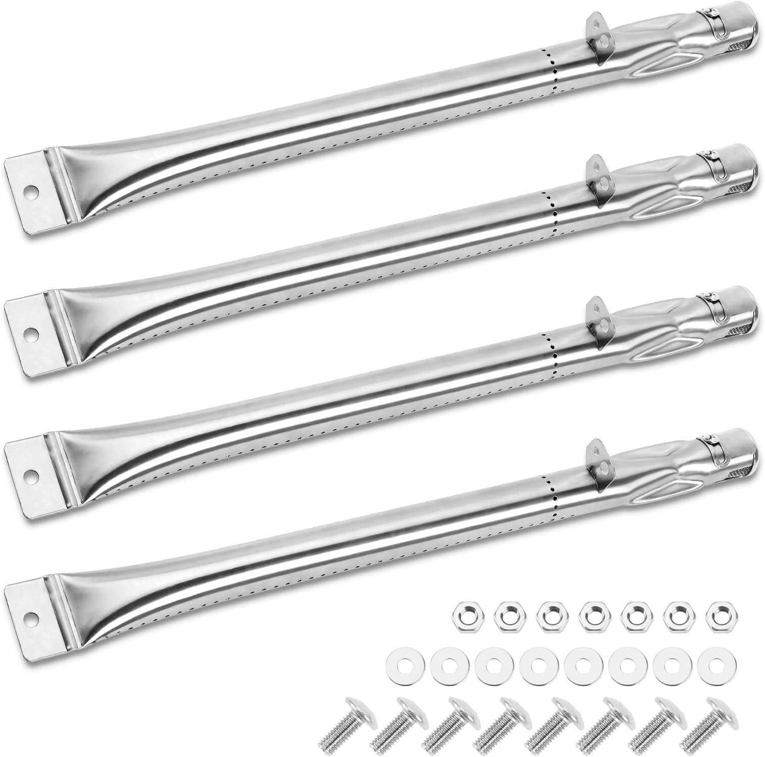 Juego De 3 Quemadores Cruzados De Acero Inoxidable Para Parrillas Charbroil Performance - Ajustables De 12 A 21 Cm