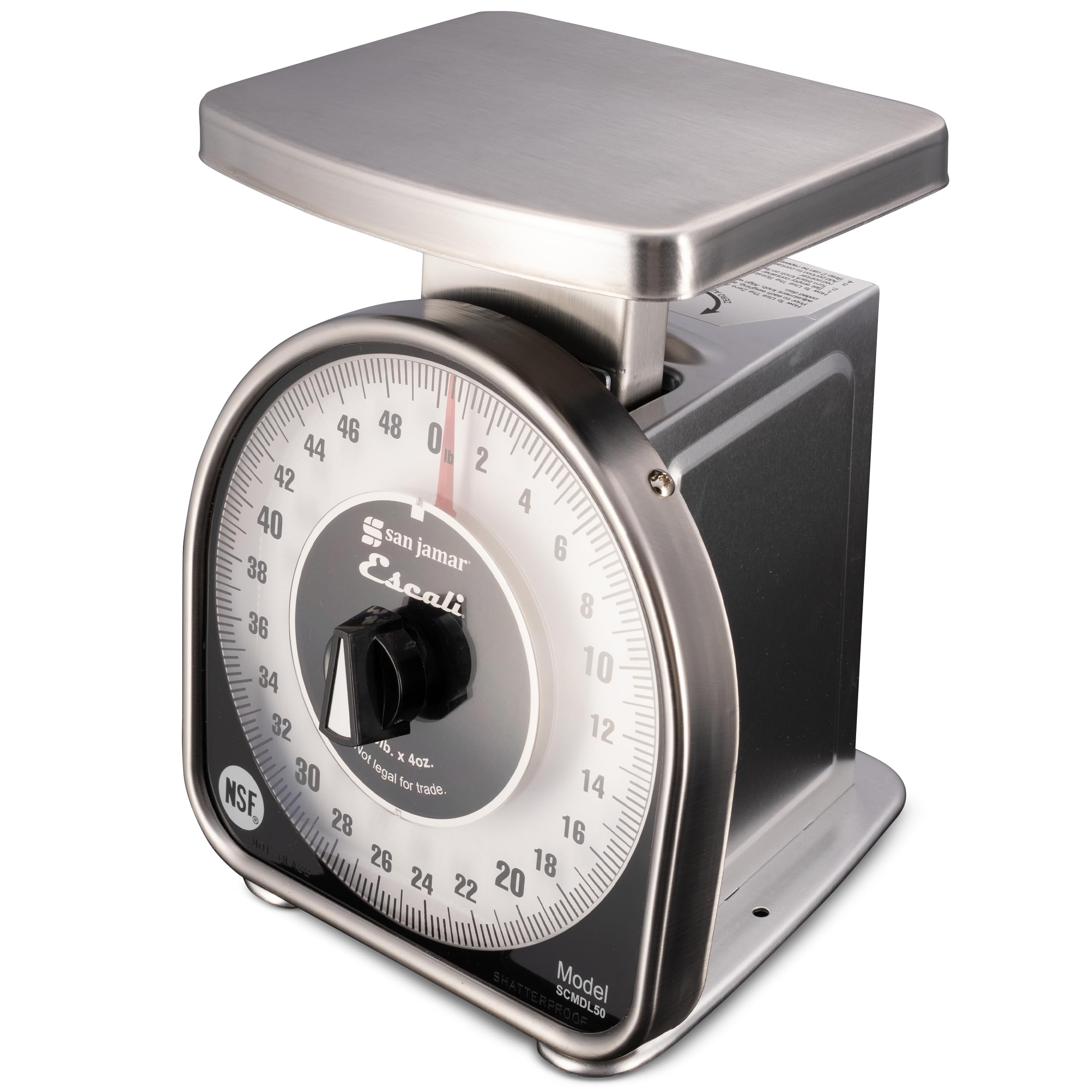 San Jamar SCMDL50 Scale - 50lb Capacity -2