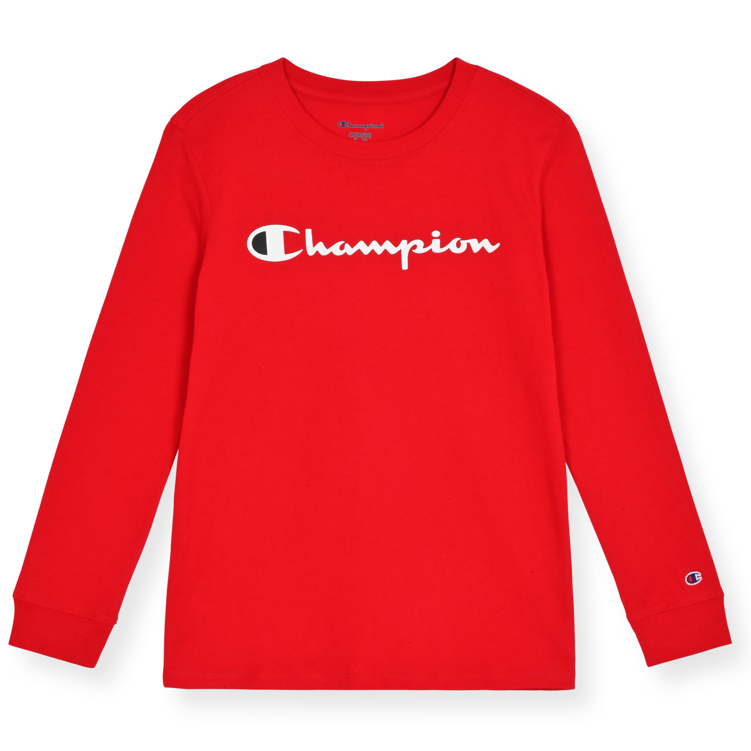 Champion Boys' Long Sleeve Tee Shirt Athletic Top