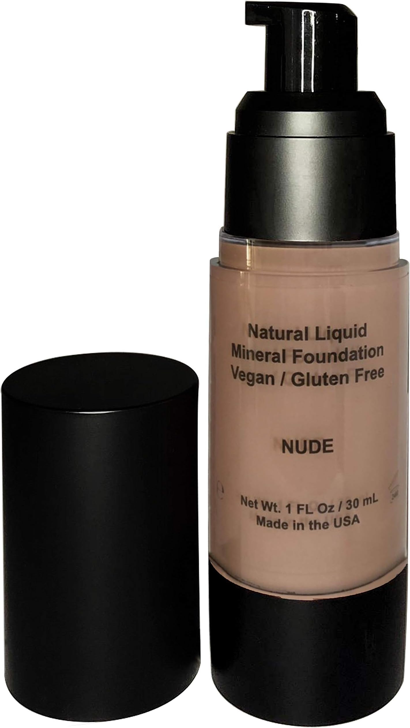 Mom's Secret 100% Natural Foundation, Organic, Vegan, Aloe Based, Natural Sun Protection, Gluten Free, Cruelty Free, Made in the USA, 1FL Oz. (Nude)