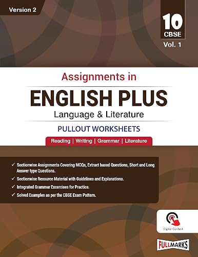 Assignment in English Plus Language &amp; Literature [Pullout Worksheets] Version 2 Class 10 Vol I