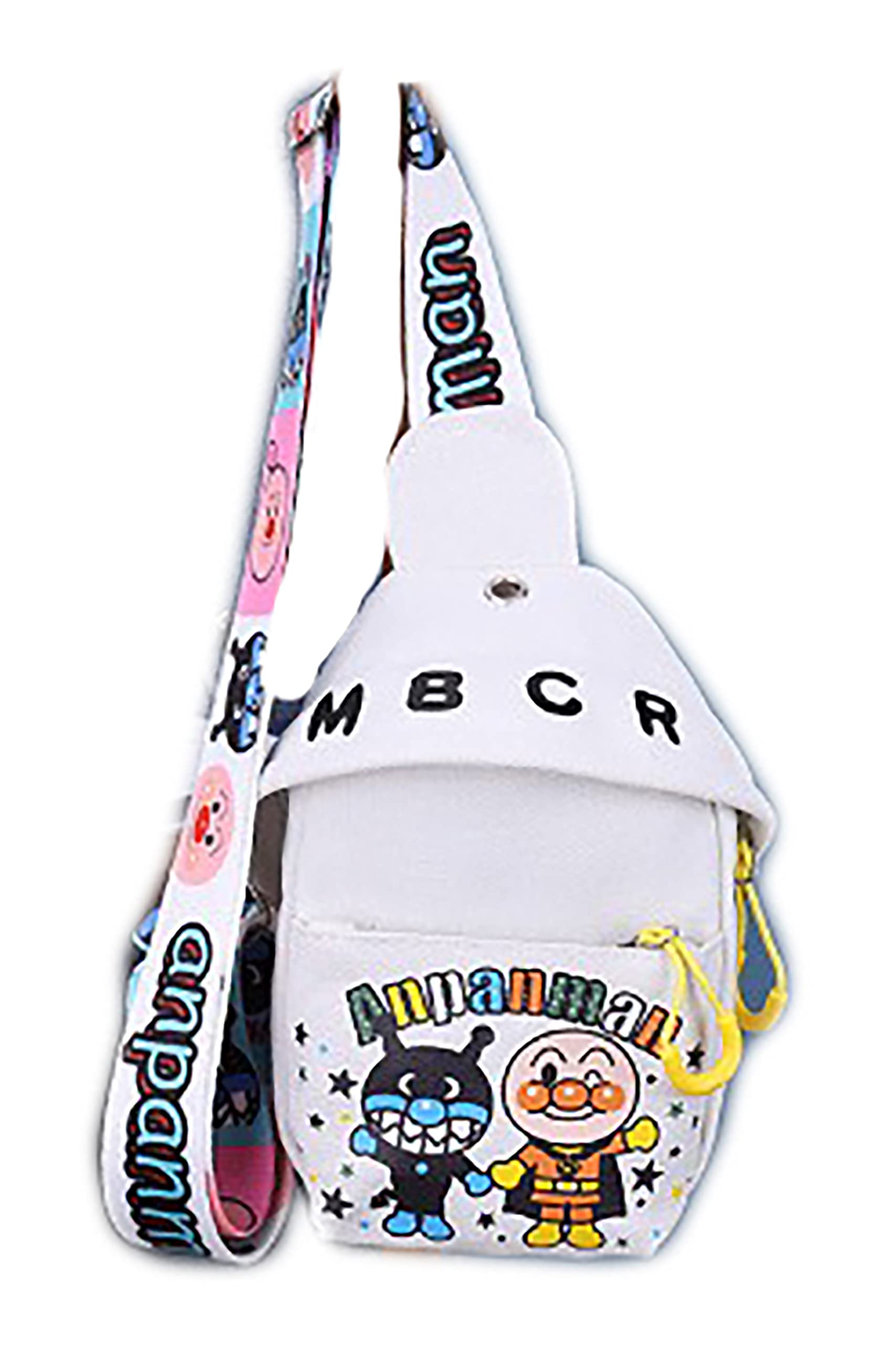 Valerie Cute Small Canvas Cotton Sling Bag Daypack Crossbody Sling Bag Travel Hiking Chest Bag Casual Daypack for Boys Girls