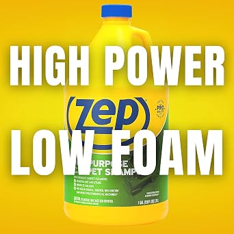 Zep All-Purpose Carpet Shampoo Concentrate Cleaner - 1 Gallon - ZUCEC128 & Affresh Washing Machine Cleaner, 6 Month Supply, Cleans Front Load and Top Load Washers