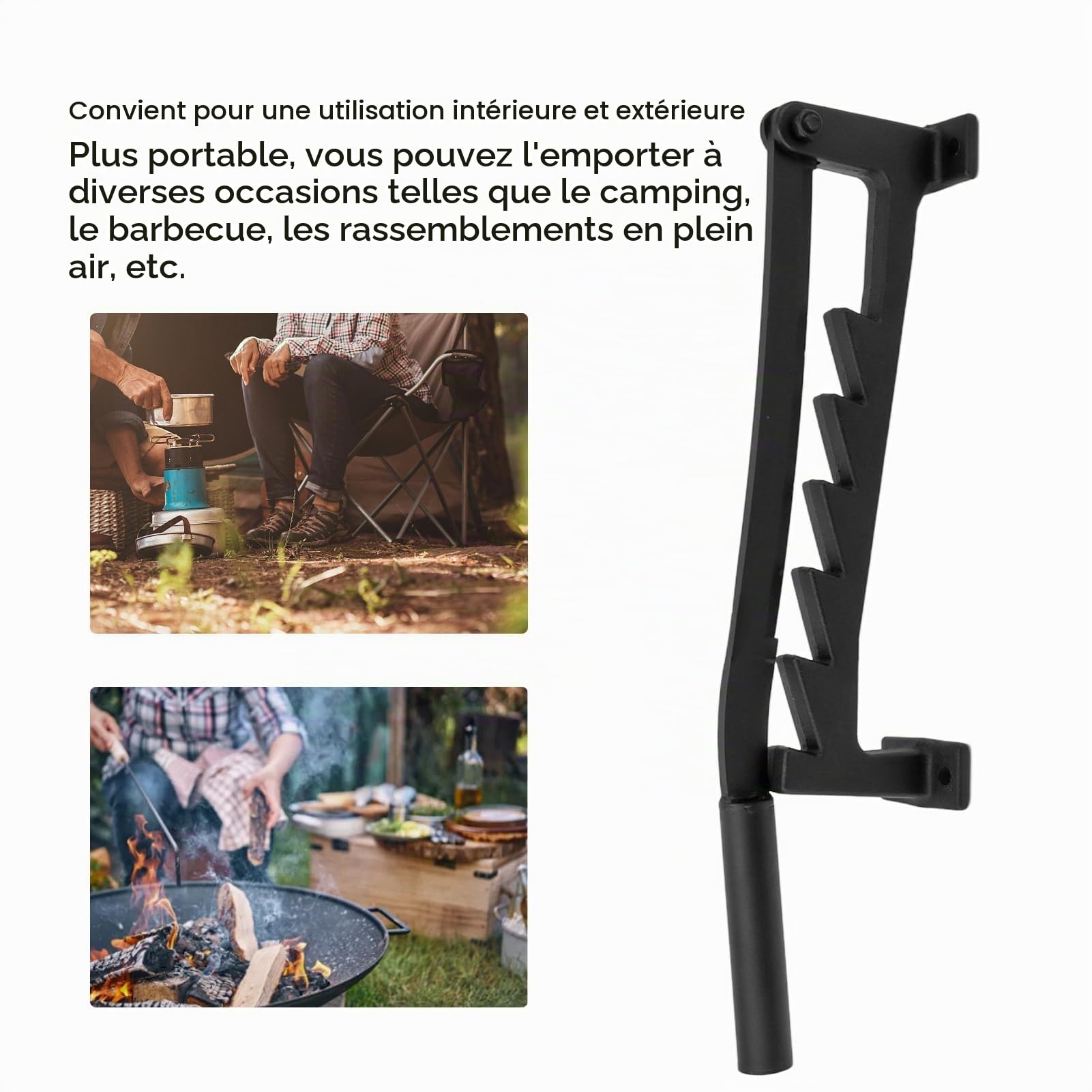 Fendeuse de Bois de Chauffage Murale, Fendeuse Manuelle pour Bûches, Outil de Fendage