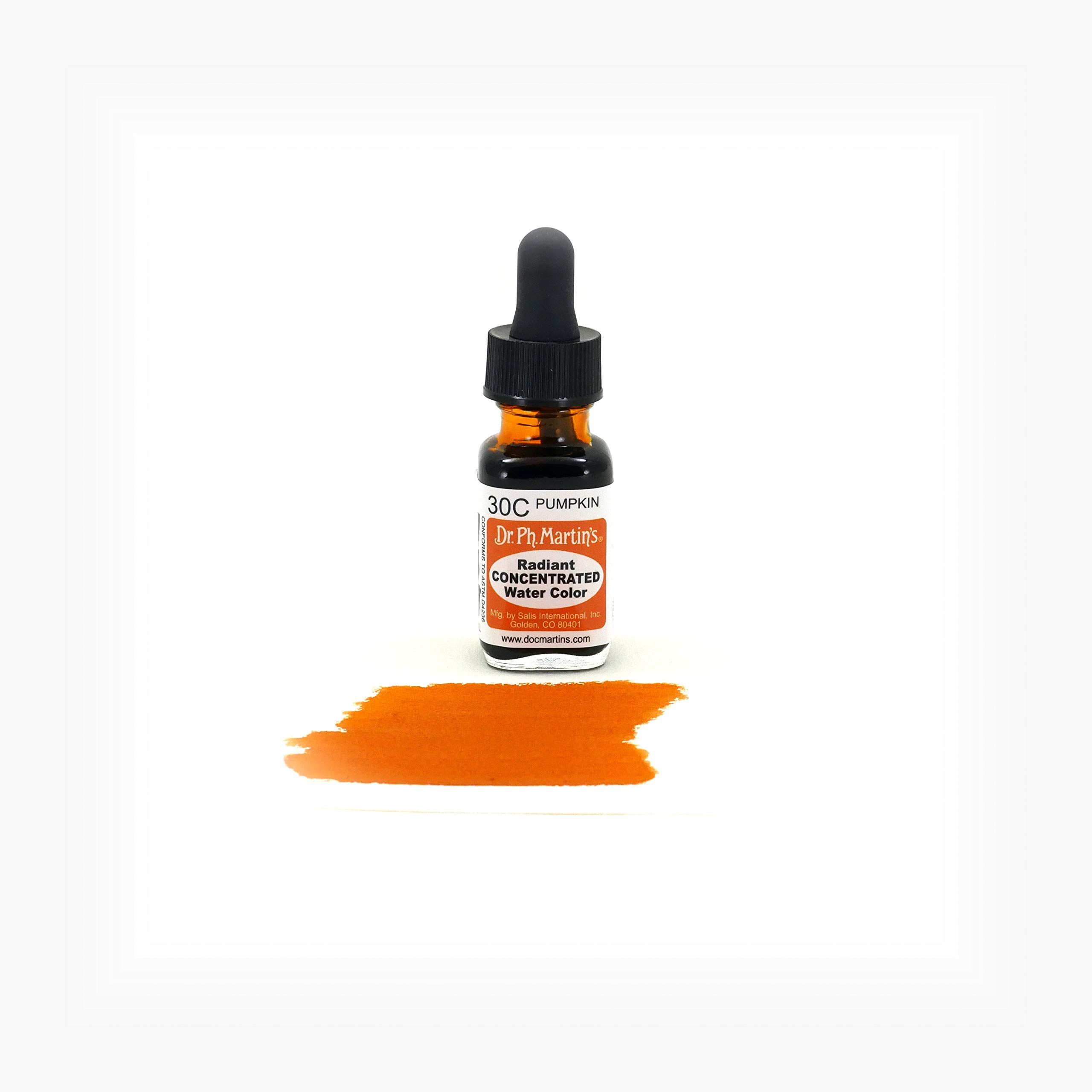 (未使用･未開封品)　Dr. Ph. Martin's Radiant Concentrated Water Color 0.5 oz Fuchsia (48D) 7z28pnb Amazon.com: Dr. Ph. Martin's 輻射濃縮水色，0.5 盎司，南瓜