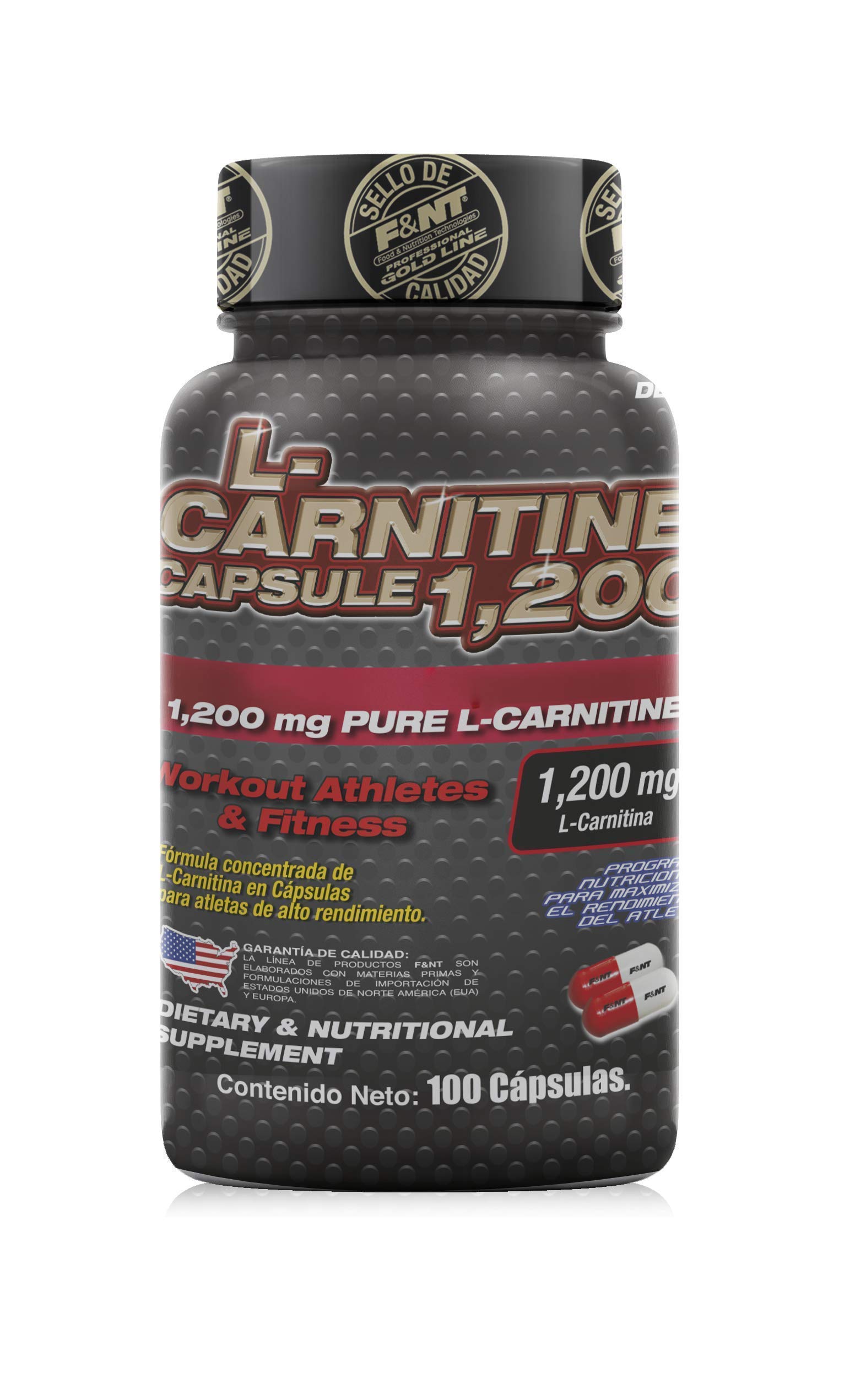 l carnitina 1200 mg L-CARNITINE CAPSULE 1,200 100 caps F&NT Salud y Cuidado Personal L-Carnitina, 1000 mg, 120 nootropic Flavour:Wildberry