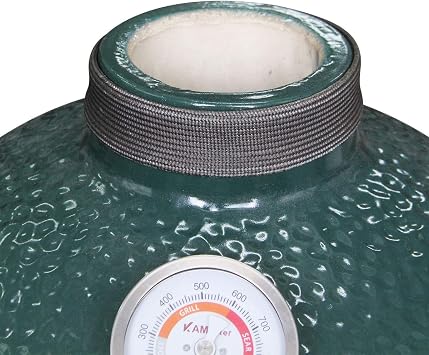 Wire Mesh Gasket Kit Fit Big Green Eggs Dome High Temp Grill Gasket Replacement for Green Eggs Top Lid Better Sealing Top Gasket