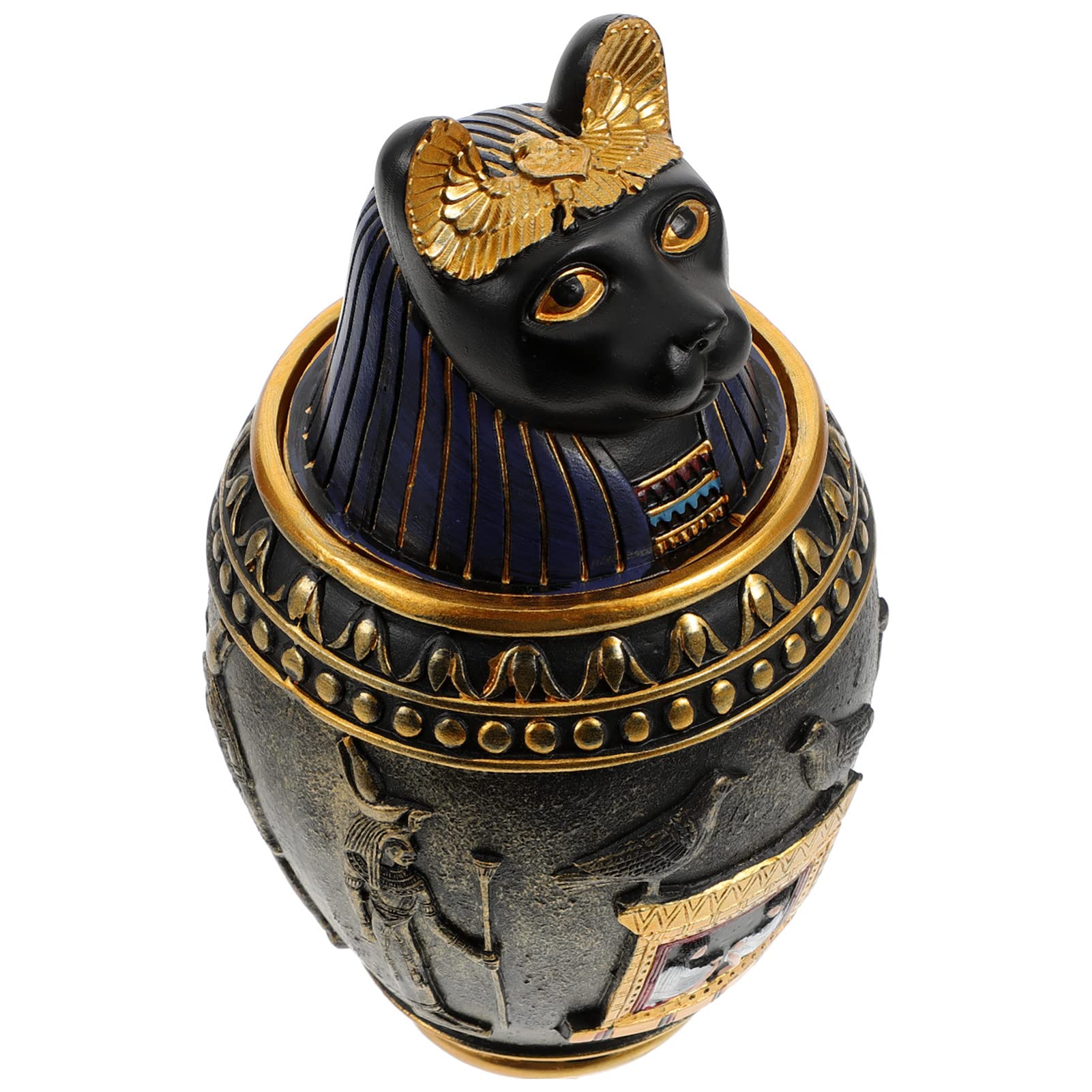 Amazon｜SEWACC エジプトのカノピック瓶 古代エジプトの収納瓶 装飾品