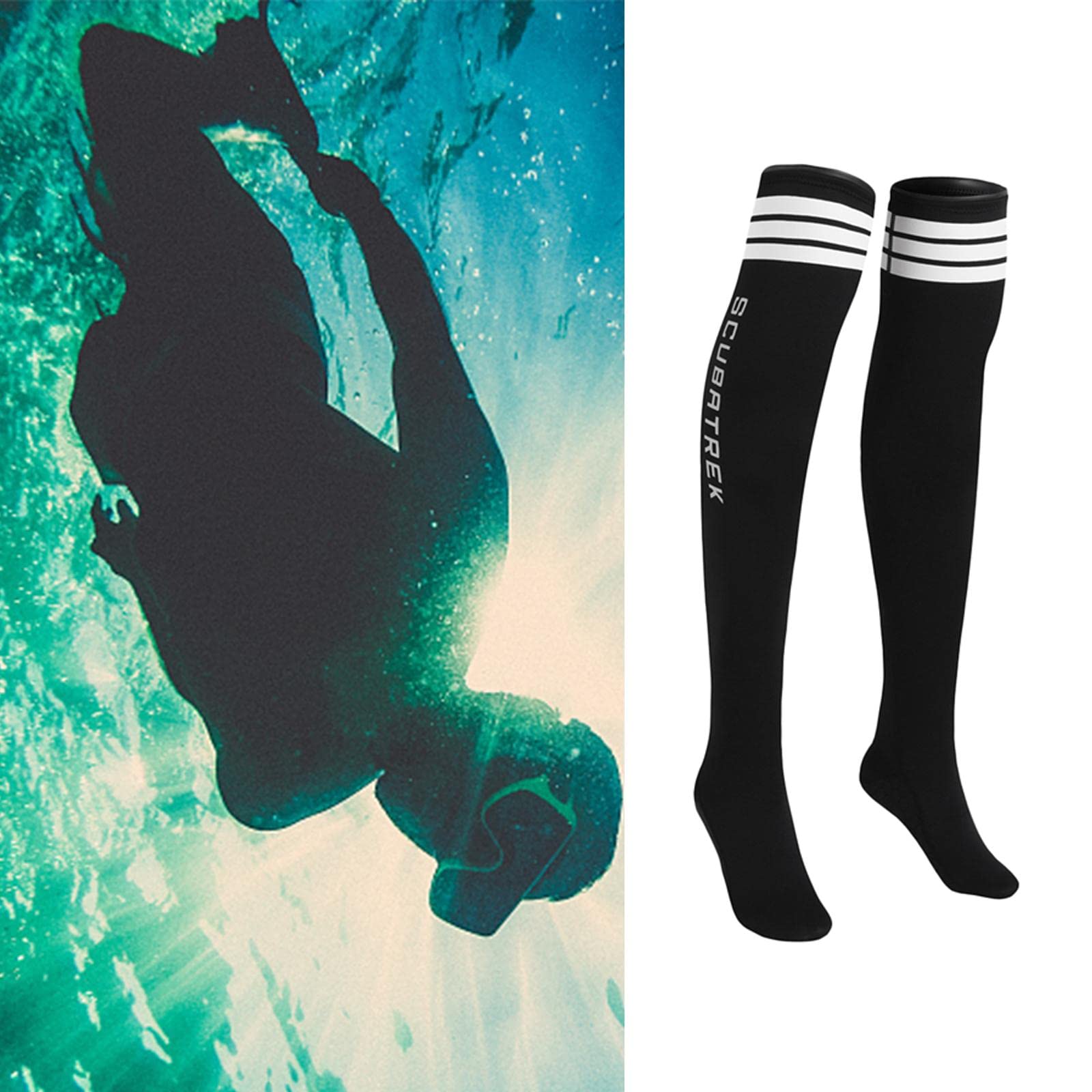 Damen Tauchstrümpfe Neopren Schwimmsocken Schnorchel Stiefel Isolierung Gegen Kaltes Wasser für Wassersportarten Bootsausflüge Taucher Zuhause