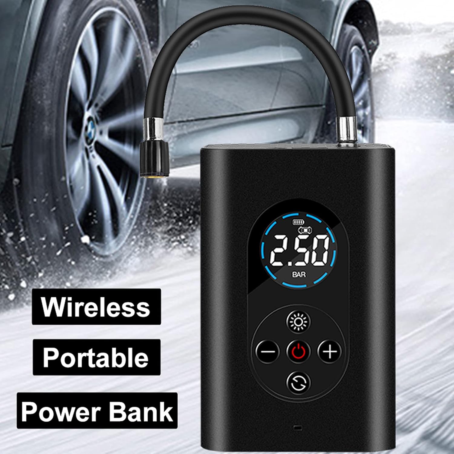コードレスタイヤインフレータ空気圧縮機ポータブルポンプ車の電源アダプタデジタル圧力計車オートバイパワーポンプ 掃除機 車の掃除機コードレス タイヤインフレーター 4 1 ハンドヘルドワイヤレス掃除機電動タイヤポンプで 携帯便利掃除機 車用ワイヤレスエアポンプ 空気 ... 車のオートバイのボールのための携帯車の空気圧縮機の電気無線タイヤのインフレータの空気ポンプ充電式デジタル150psi自動車