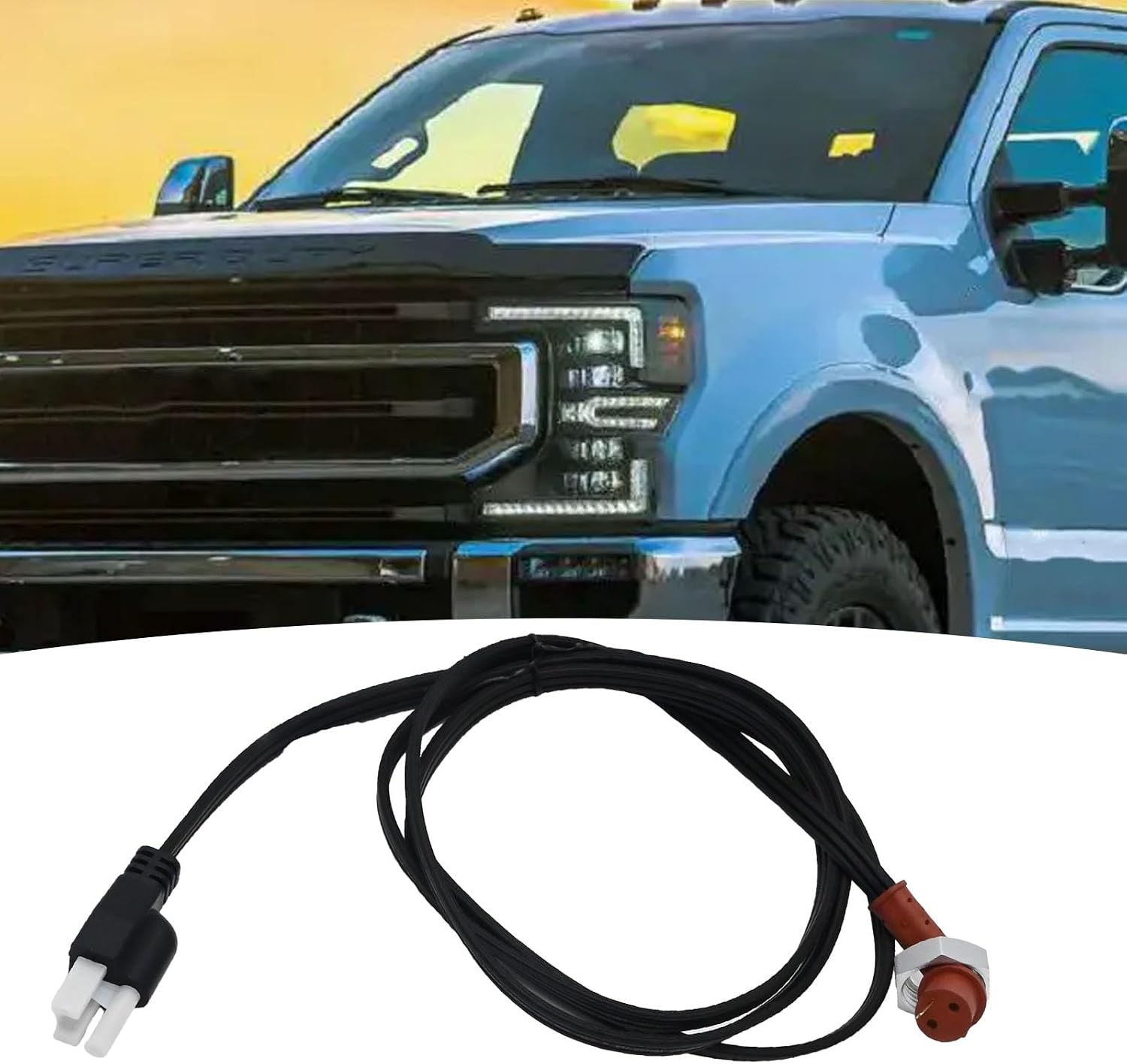 251919 120V Block Heater Cord Cordset Plug with Cover Engine Replacement 6.0 block heater Wire Set Compatible with Ford 7.3 6.0 6.4 6.7 L Powerstroke Diesel F350 250 F250
