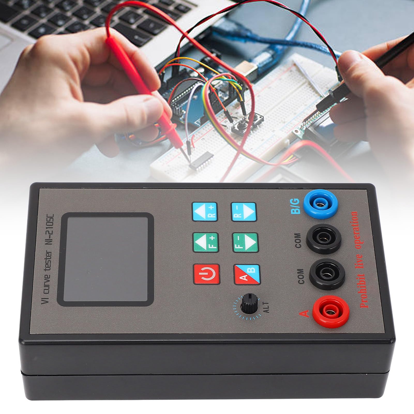 Sxhlseller Probador de Curva VI Multifuncional con Prueba ASA Segura para Análisis de Placas de Circuito Batería Recargable sobre la Marcha 3000mAh