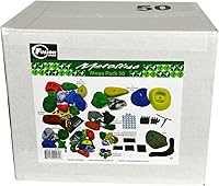 Metolius Mega Pack Climbing Holds - Random Mix of Jugs, Footholds & More for Home Bouldering Walls