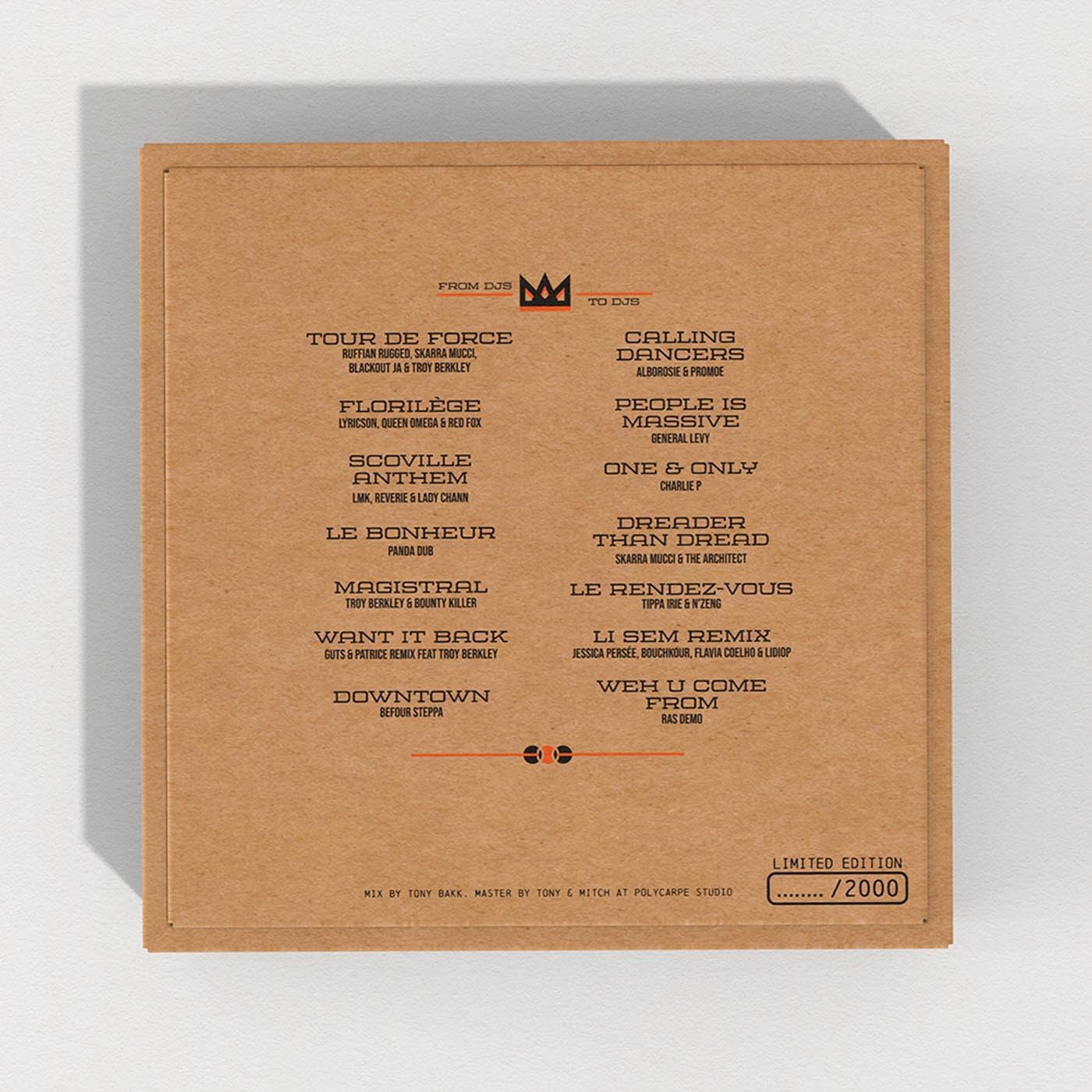l'entourloop-from djs to djs 14x7" box