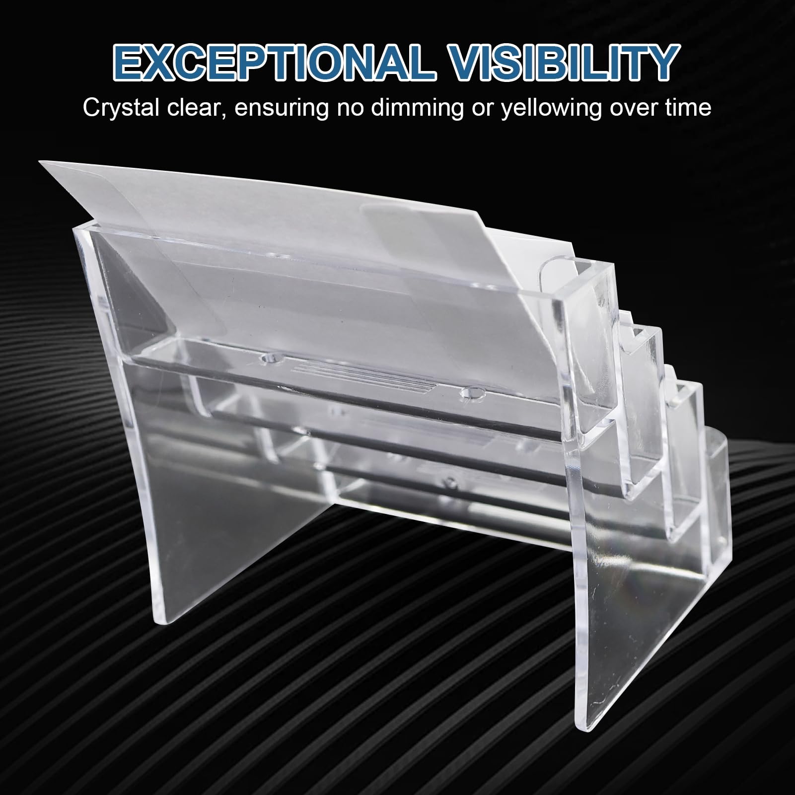 6X(PORTE-CARTES DE VISITE, Porte-Cartes De Visite En Acrylique à 8