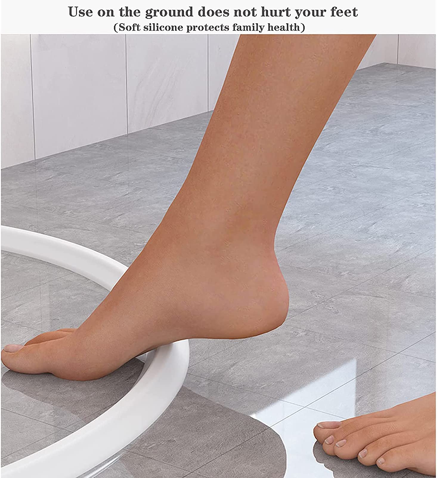 Tira De Retención De Separación En Seco Y Húmedo,Umbral de Ducha Plegable Presa de Agua,Tira de Retención de Impermeable Autoadhesiva Adecuado para Cocina y Baño,Azul,300cm/118in
