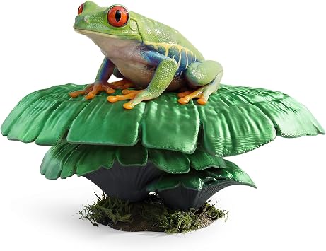 Mushroom Reptile Ledge| Tree Frog Terrarium Tank Accessories, Crested Gecko Tank Accessories, Frog Habitats, Fish Tank Decor| Terrarium Plants Decor from Daughter| No Suction Cups