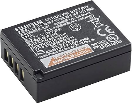 Fujifilm NP-W126S - Batería Recargable, Negro