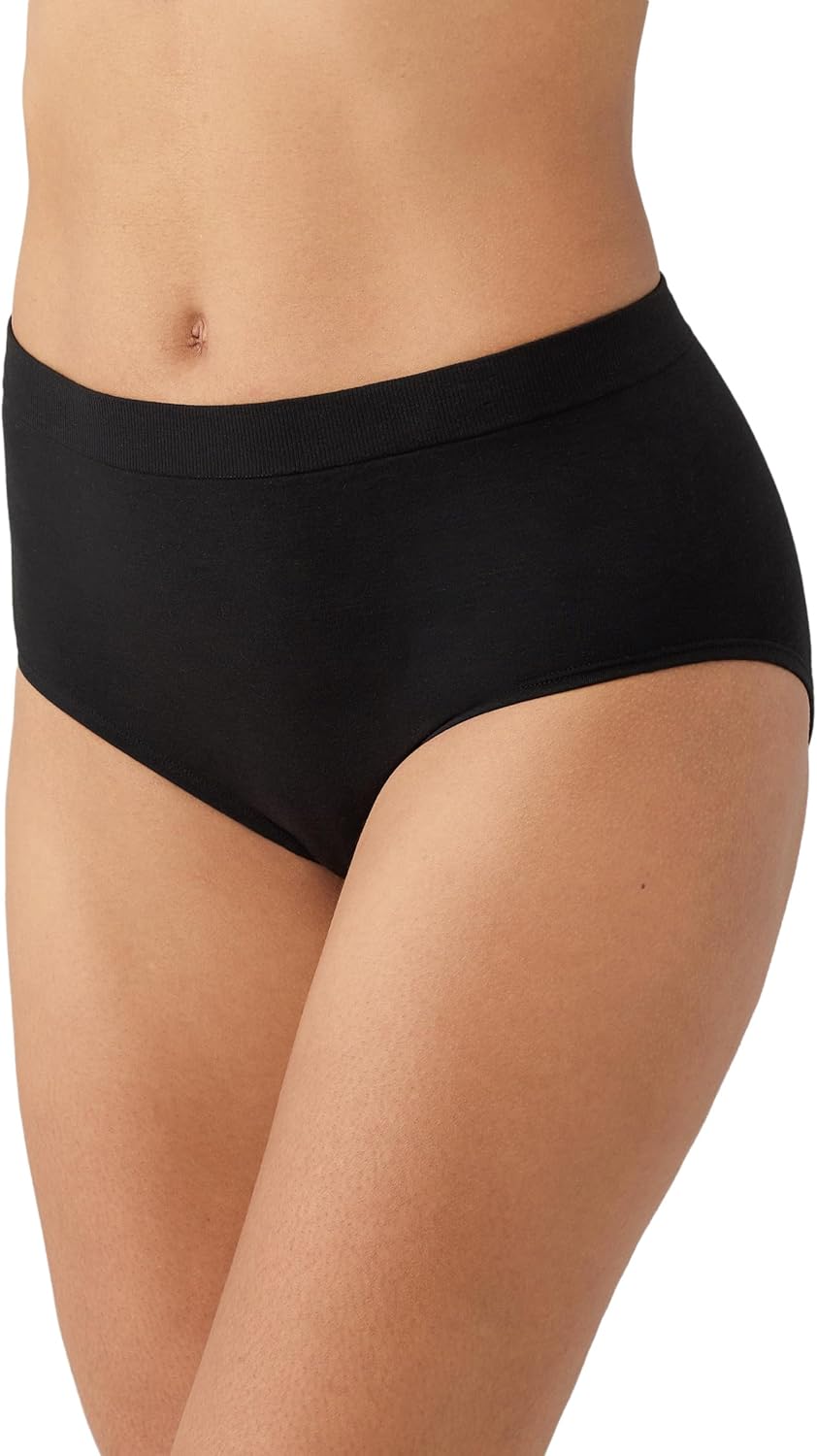 Wacoal womens B-smooth Natural Seamless Full Coverage Brief Panty, 875375 - Image 3