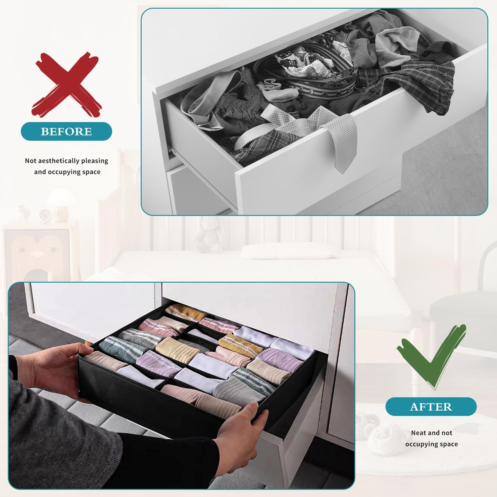 Organizador Armario Organizador De Cajones Para Ropa Interior