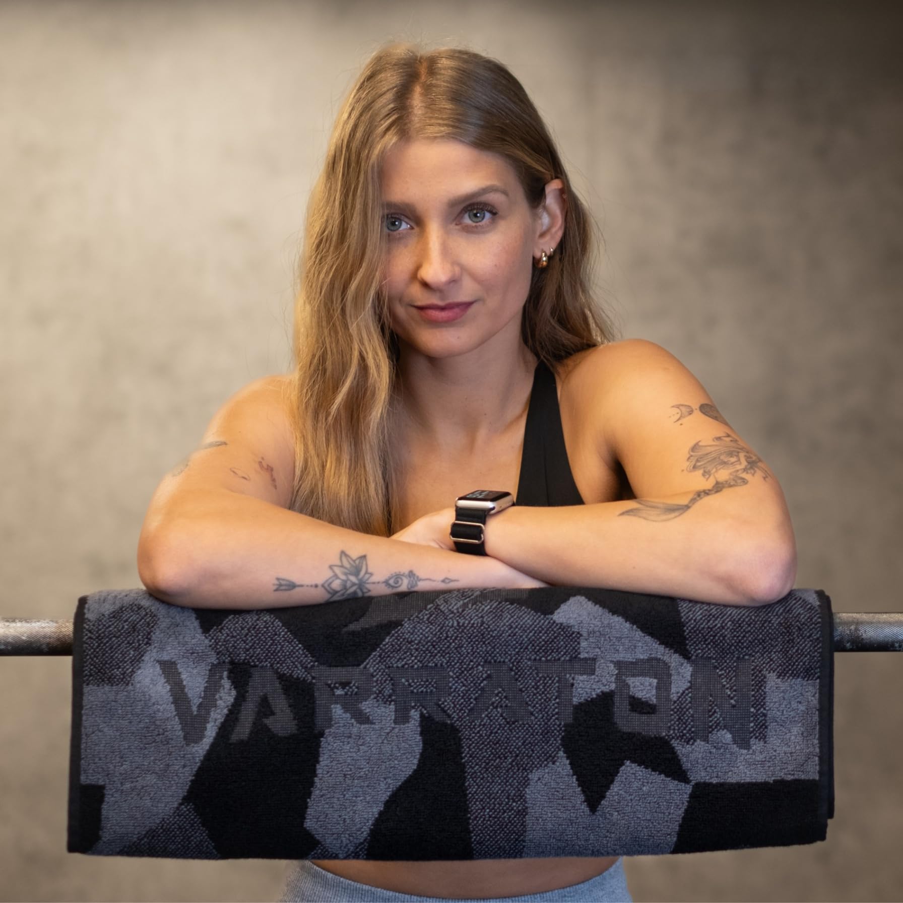 Ręcznik fitness i sportowy ręcznik I ekstra obszar twarzy I funkcjonalny I 125 x 50 cm I 100% bawełna I Ręcznik na siłownię do uprawiania sportu i fitnessu I Idealny dodatek na siłownię i