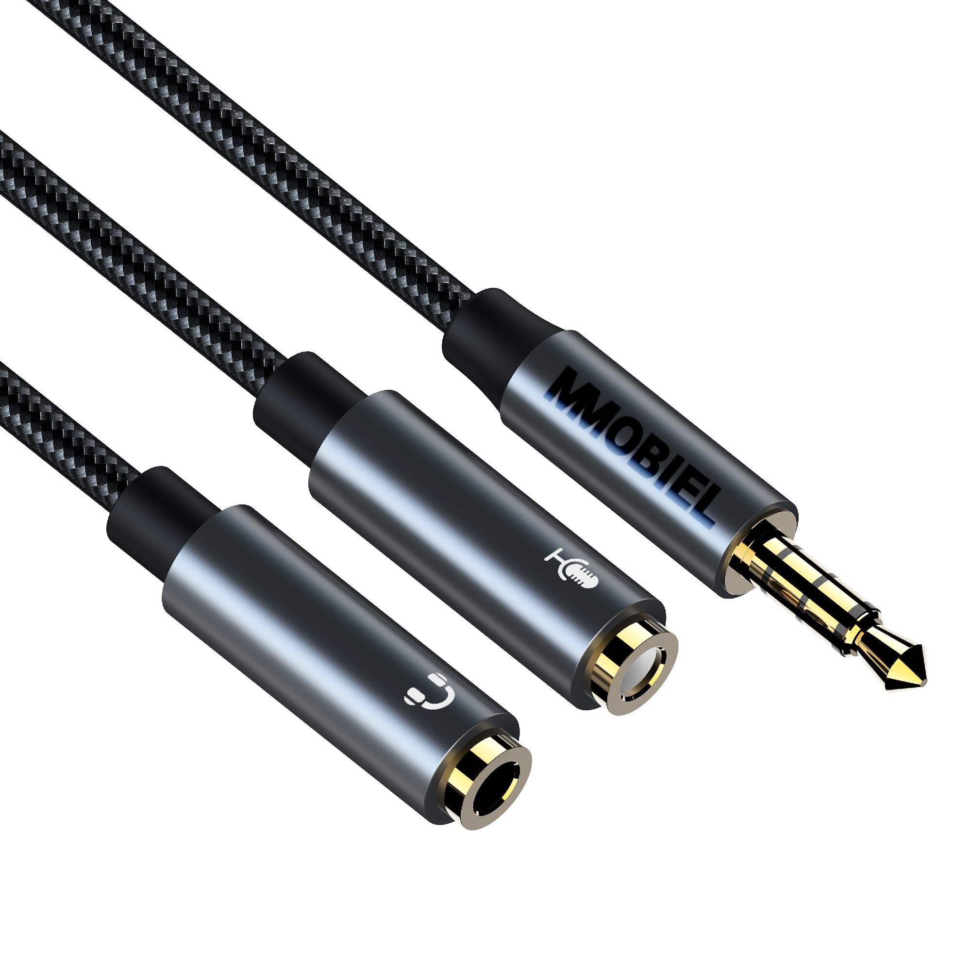 MMOBIEL Adattatore Splitter per Cuffie - Splitter Audio e Microfonico a