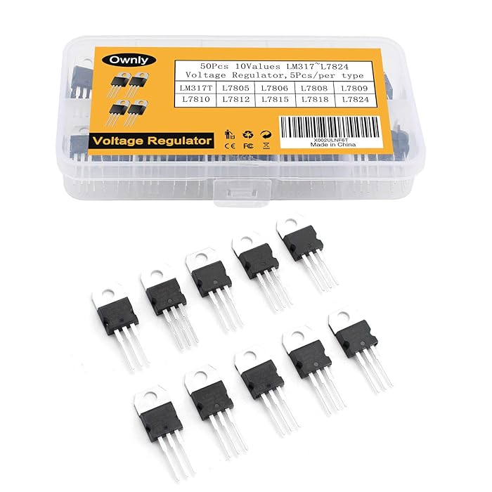 Buy 50Pcs 10Values HighCurrent Positive Voltage Regulator, Lm317 L7805