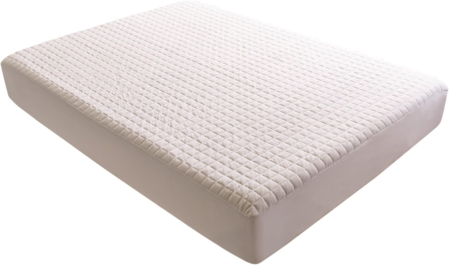Cotton Velour Waterproof 72 by 84-Inch Mattress Pad, California King