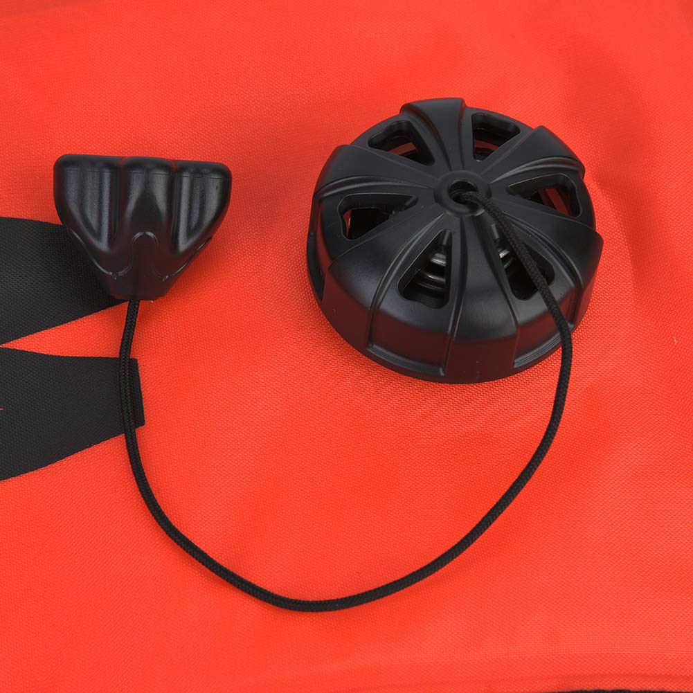 Buoy, Diving Accessories with TPU Coating 210D Nylon Cloth Diving Gear for Diving (Hard Red)