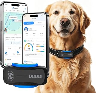 AI GPS Dog Tracker, Virtual Fence & AI Health Monitor, Waterproof