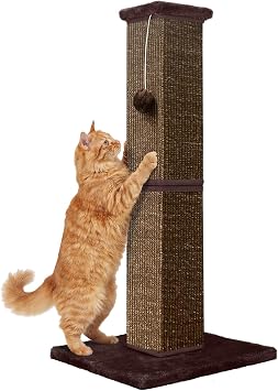 Cat Scratching Post for Indoor Cat, 32 Inch Large Cat Scratcher