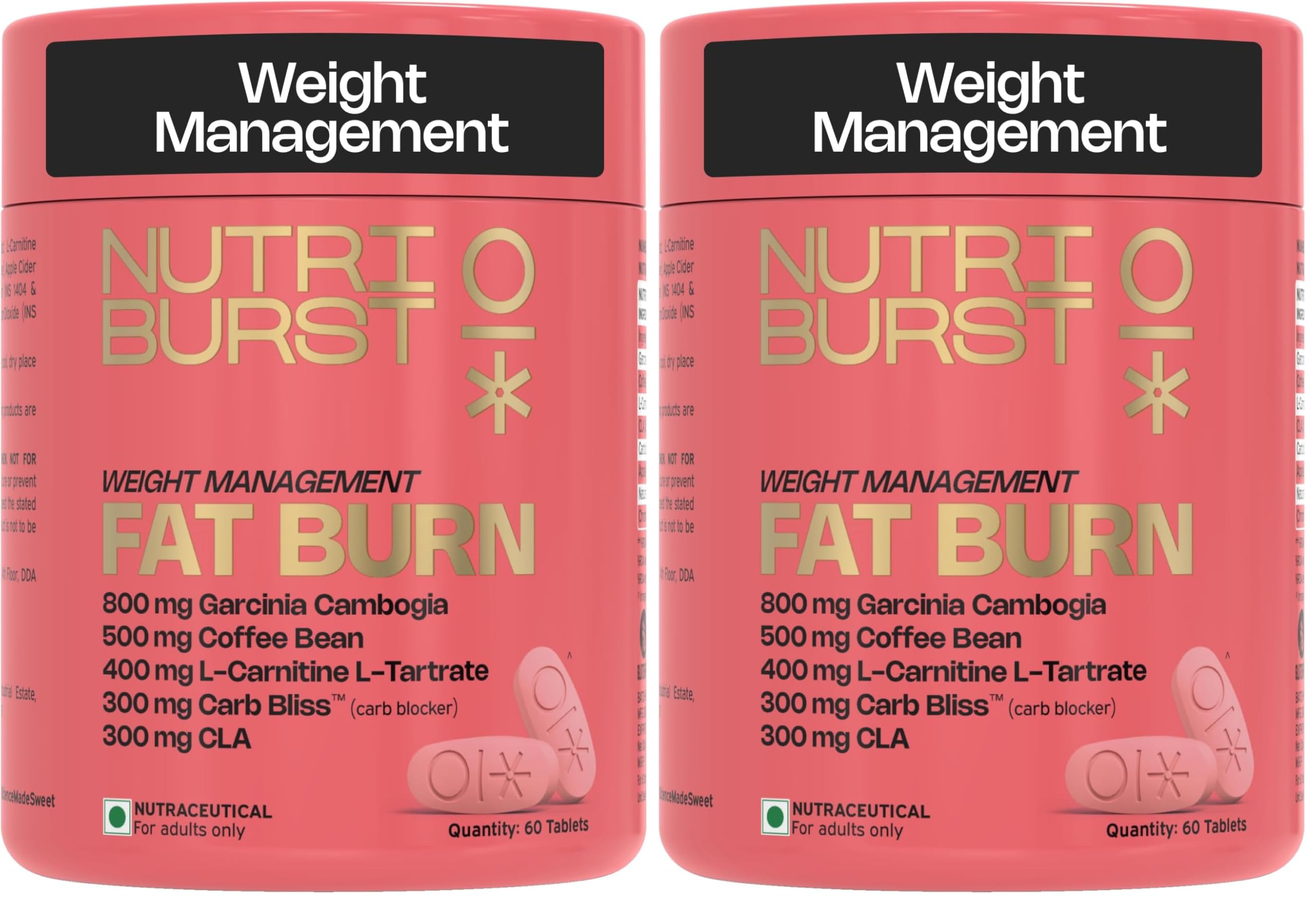 Nutriburst Moringa 500mg - 60 Veg Tablets | Pure & Natural Moringa for Men and Women | Wellness Supports Immunity, Digestion, Energy and Active Lifestyle | Anti-Inflammatory Superfood (Fat Burn 60 Tablets)-image-5