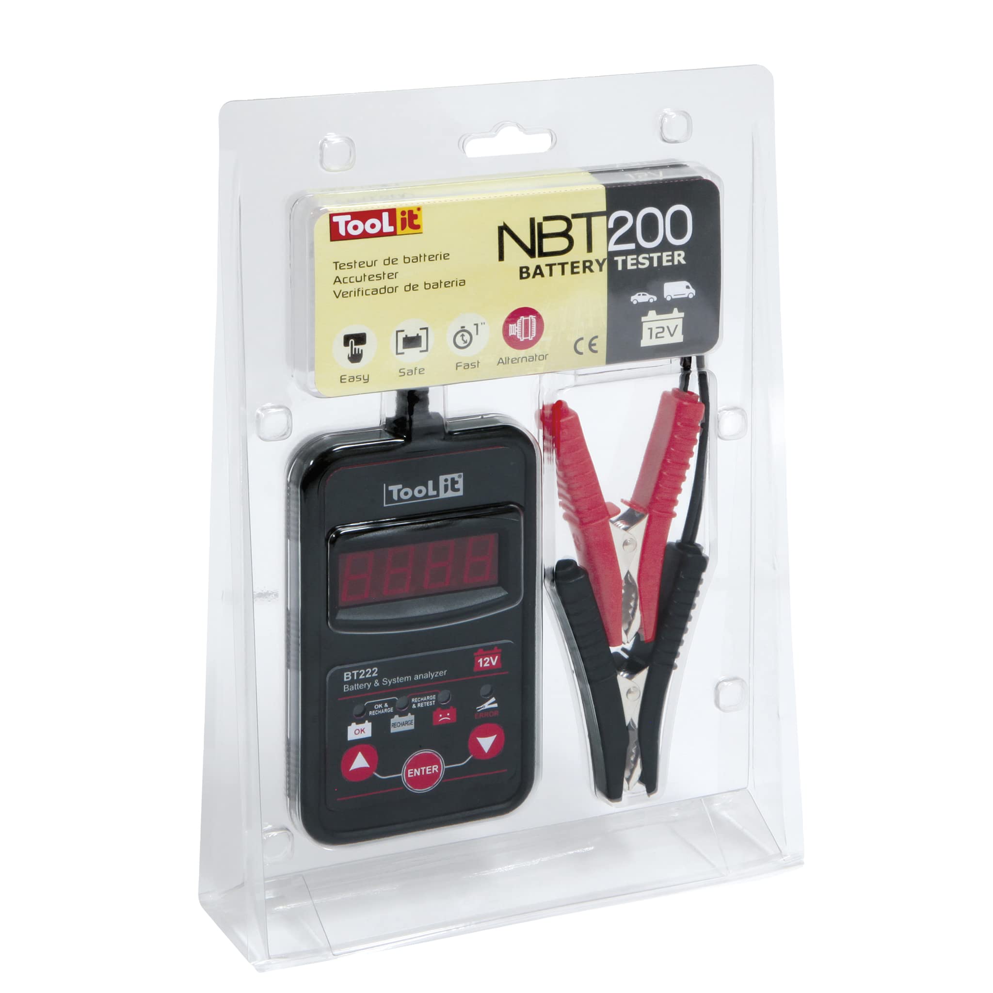 GYS 024168 Testeur de batterie avec colliers