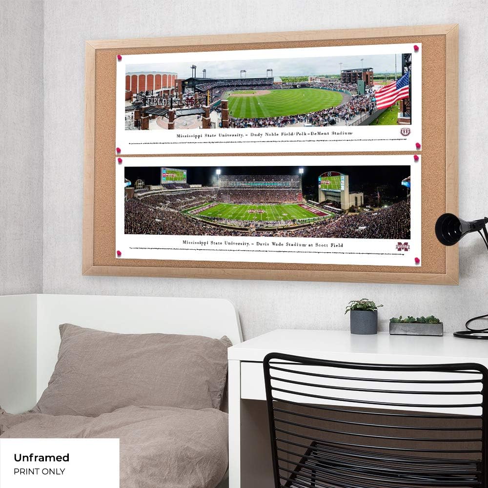 Mississippi State Baseball - College Posters, Framed Pictures and Wall Decor by Blakeway Panoramas