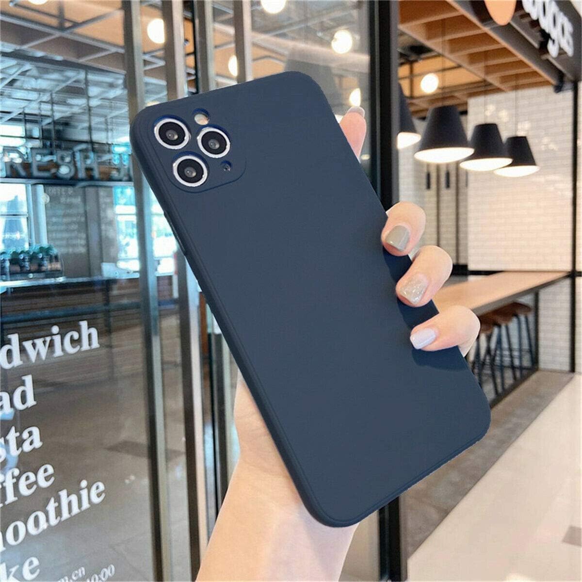 Cover Per IPhone 16 Plus In Silicone Opaco - Protezione Massima Con Bordi Piatti, Nero - Foto 2