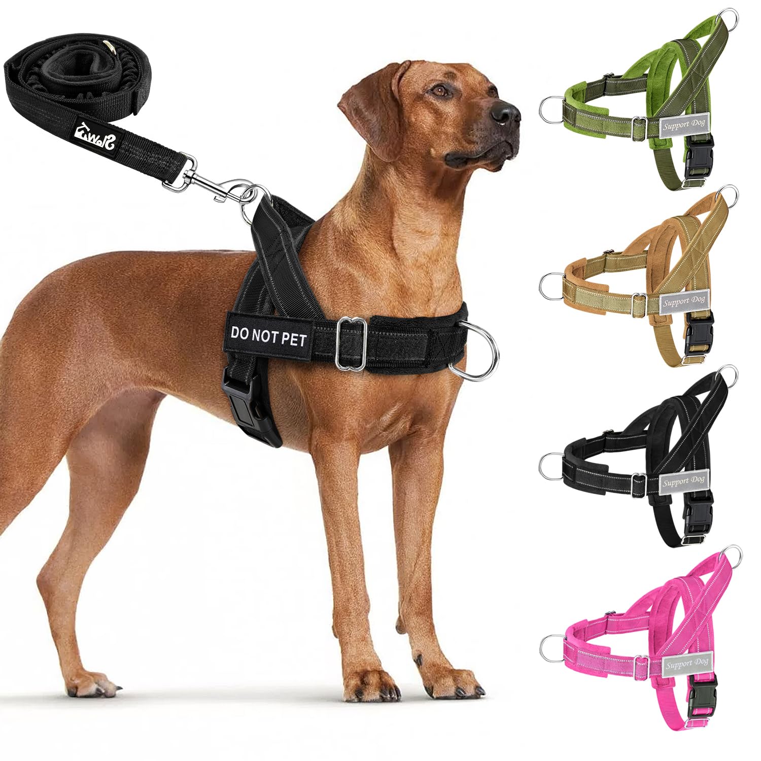 Lukovee No Pull Dog Harness and Leash Set