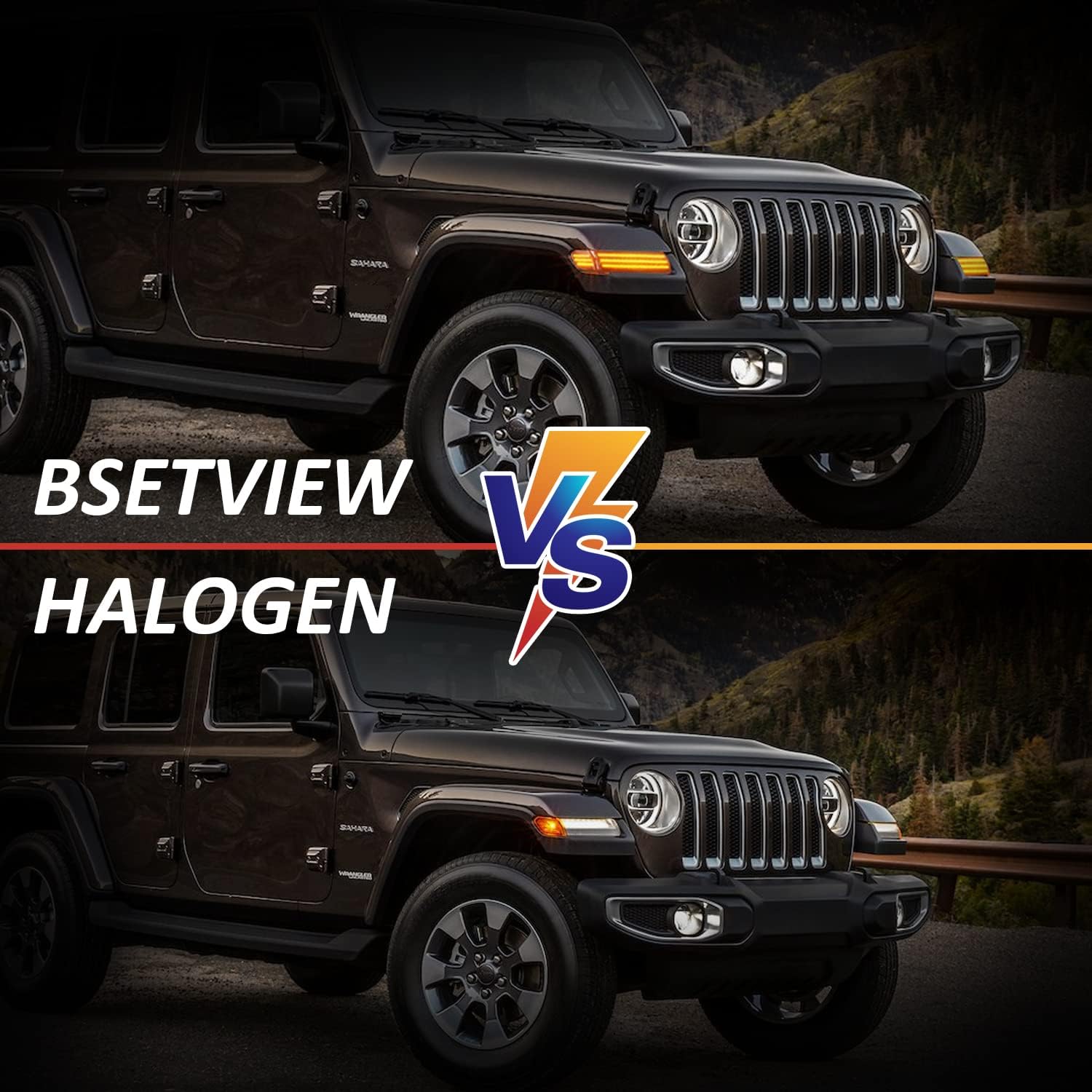 4PCS LED Turn Signal Lights for Jeep Wrangler JL 2018-2020: Sequential Flashing Amber&White DRL Led Fender Lights Kits,Smoked Len Side Marker Turn Signal Lights,Waterproof Parking&Turn Signal Lamps