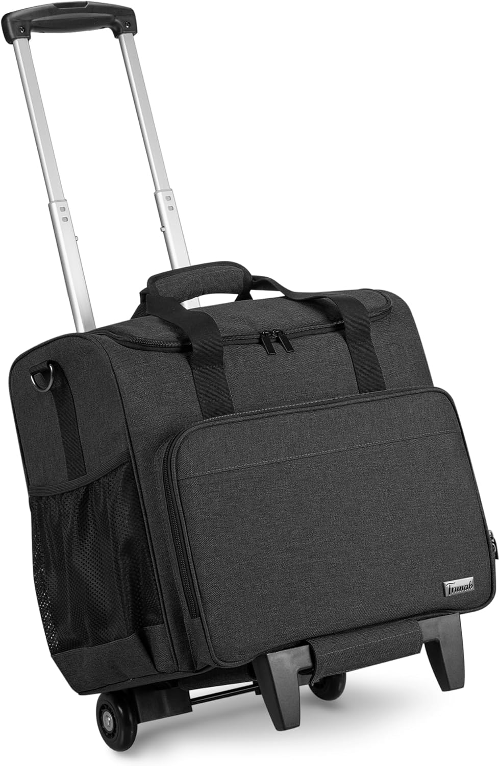 Trunab Rolling Teacher Bag, Teacher Tote Bag with Bottom