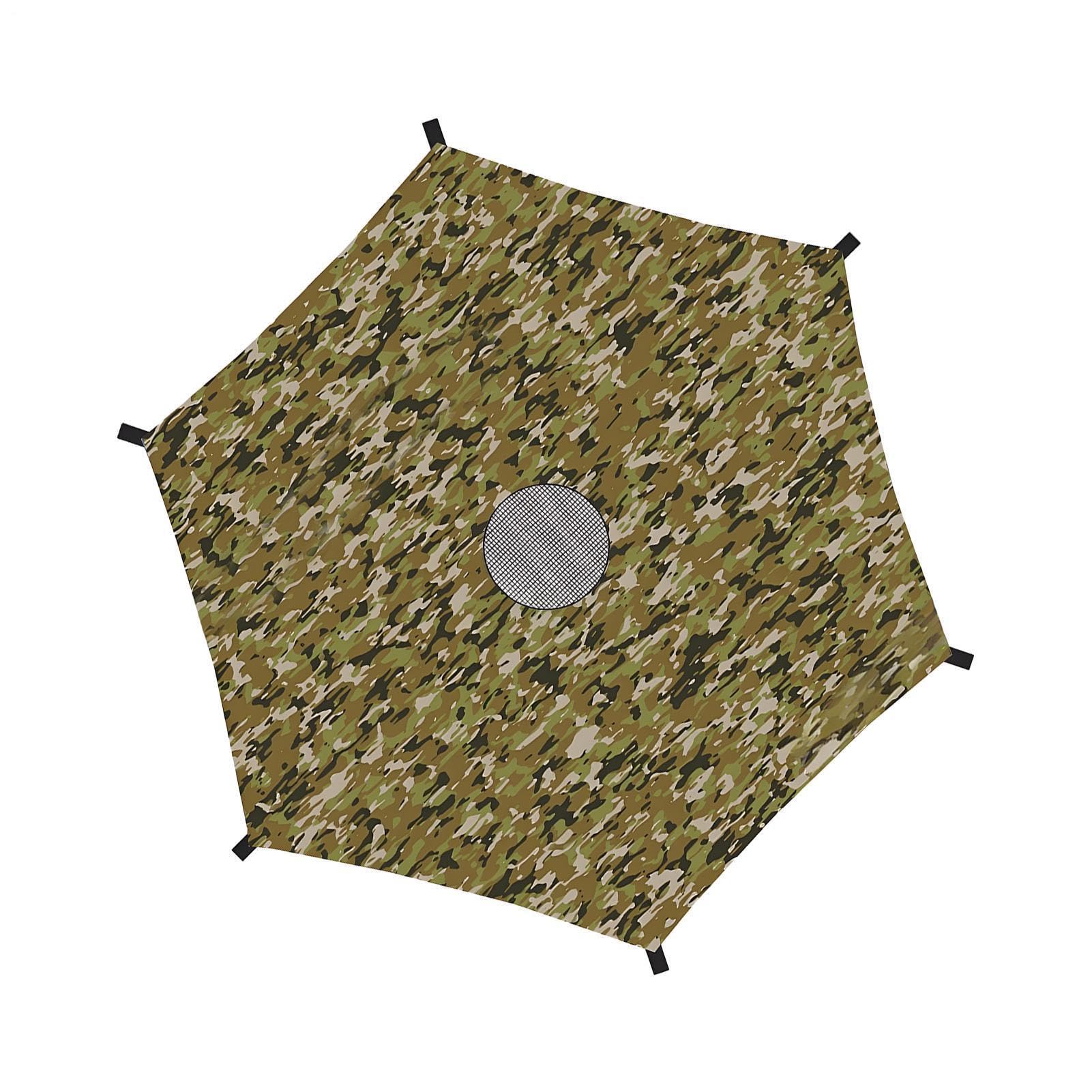 Funda para trampolín exterior impermeable y cubierta de repuesto redonda con protección solar UV 8