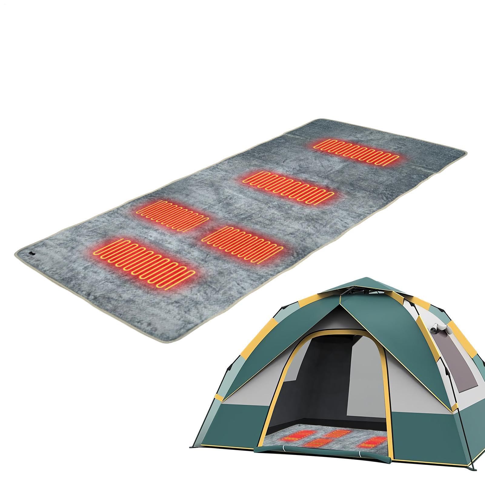 Couverture électrique anti-dérapant USB matelas pour grand froid et bivouac