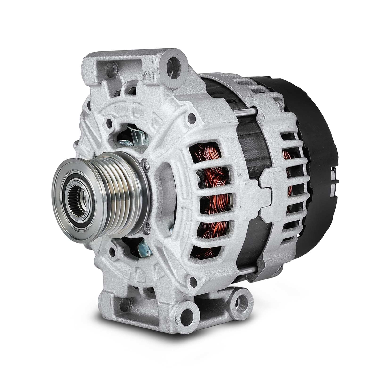 Frankberg Alternatore 12V 150A con puleggia a ruota libera 0125711011 | Compatibile con: M.i.n.i R.o.a.d.s.t.e.r R59, M.i.n.i Clubman R55, M.i.n.i R56, M.i.n.i Paceman R61, M.i.n.i Cabrio R57