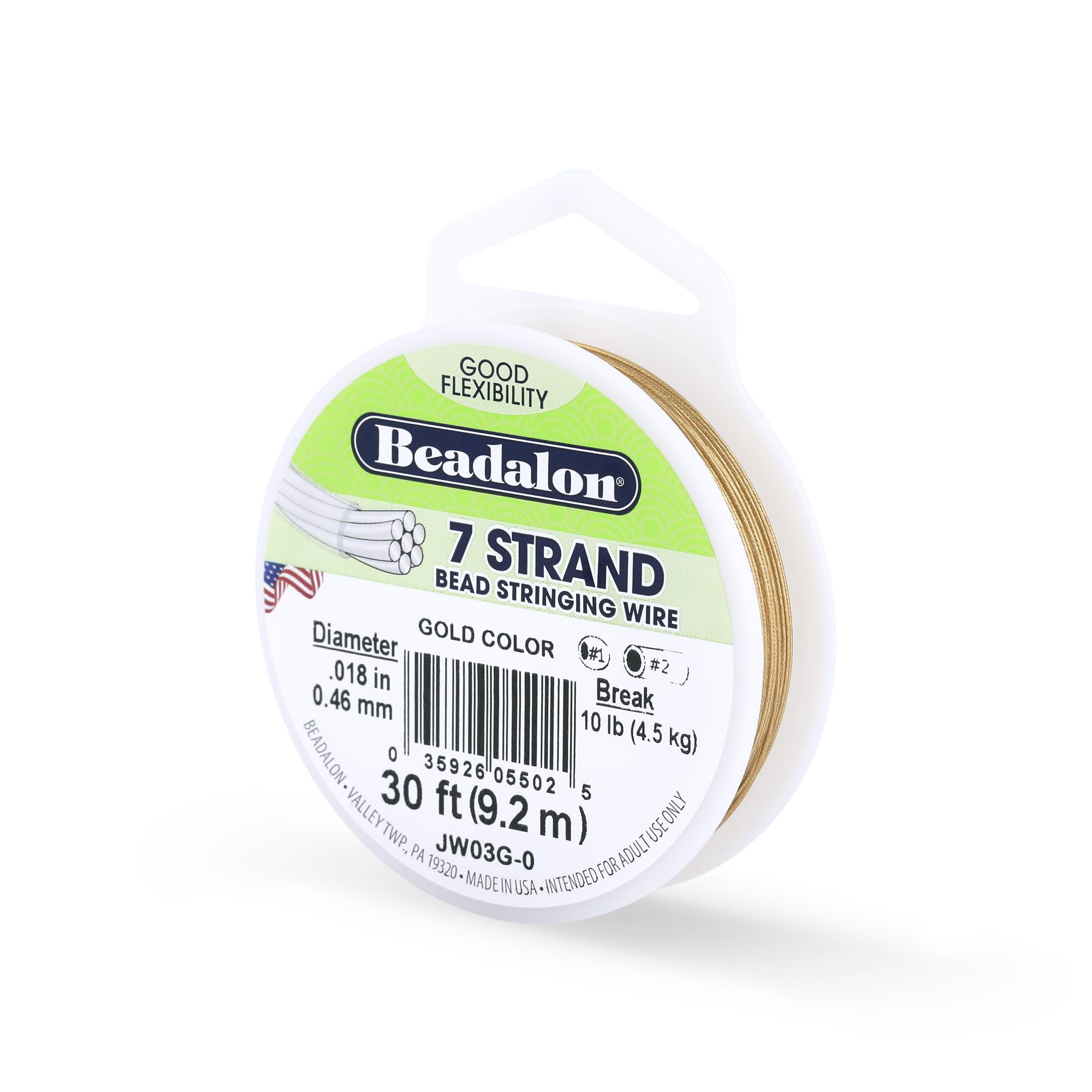 Beadalon JW03-G-0 - Producto para la fabricación de bisutería